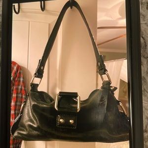 Black Alfani leather shoulder bag